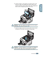 Предварительный просмотр 9 страницы Samsung 500N - CLP Color Laser Printer Setup Manual