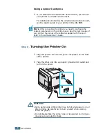 Предварительный просмотр 22 страницы Samsung 500N - CLP Color Laser Printer Setup Manual