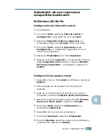 Preview for 207 page of Samsung 500N - CLP Color Laser Printer (Spanish) Manual De Instalación