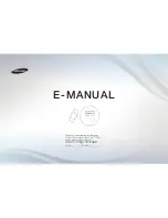 Preview for 1 page of Samsung 5070 Series E-Manual