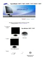 Предварительный просмотр 8 страницы Samsung 515V - SyncMaster - 15" LCD Monitor (Spanish) Manual Del Usuario