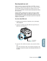 Предварительный просмотр 21 страницы Samsung 550N - CLP Color Laser Printer (Spanish) Manual De Instalación