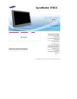 Samsung 570DX - SyncMaster - 57" LCD Flat Panel Display (Spanish) Manual Del Usuario предпросмотр