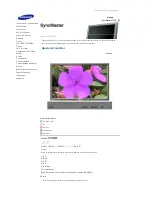 Предварительный просмотр 50 страницы Samsung 570DX - SyncMaster - 57" LCD Flat Panel Display (Spanish) Manual Del Usuario