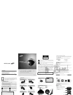 Samsung 580TVL User Manual preview