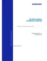 Samsung 5G CPE Installation Manual preview