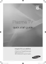 Samsung 6+ series Quick Start Manual preview