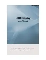 Samsung 65" 650TS Interactive Whiteboard LCD User Manual preview