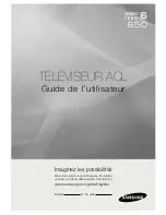 Preview for 120 page of Samsung 650 Series User Manual