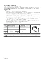 Предварительный просмотр 40 страницы Samsung 693 Series Installation Manual