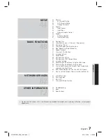 Preview for 7 page of Samsung 7.1 CH BLU-RAY HT-D6730W User Manual