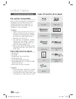 Preview for 10 page of Samsung 7.1 CH BLU-RAY HT-D6730W User Manual