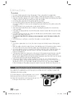 Preview for 22 page of Samsung 7.1 CH BLU-RAY HT-D6730W User Manual