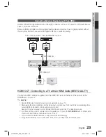 Preview for 23 page of Samsung 7.1 CH BLU-RAY HT-D6730W User Manual