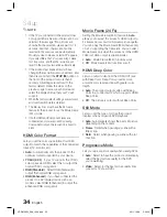 Preview for 34 page of Samsung 7.1 CH BLU-RAY HT-D6730W User Manual