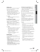 Preview for 37 page of Samsung 7.1 CH BLU-RAY HT-D6730W User Manual