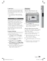 Preview for 39 page of Samsung 7.1 CH BLU-RAY HT-D6730W User Manual