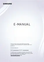Preview for 1 page of Samsung 70TU7172 E-Manual