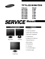 Samsung 710N - SyncMaster 17" LCD Monitor Service Manual предпросмотр