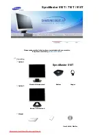 Preview for 8 page of Samsung 710N - SyncMaster 17" LCD Monitor User Manual