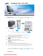 Preview for 15 page of Samsung 710N - SyncMaster 17" LCD Monitor User Manual