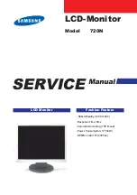 Samsung 720N - SyncMaster - 17" LCD Monitor Service Manual preview