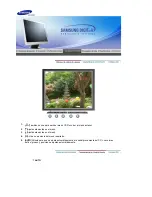 Preview for 22 page of Samsung 720N - SyncMaster - 17" LCD Monitor User Manual