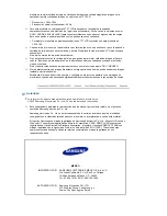 Предварительный просмотр 78 страницы Samsung 720XT - SyncMaster - 256 MB RAM Instrucciones De Instalación