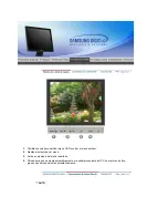 Preview for 21 page of Samsung 730B - SyncMaster - 17" LCD Monitor Manual Del Usuario