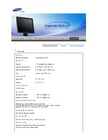 Preview for 50 page of Samsung 730B - SyncMaster - 17" LCD Monitor Manual Del Usuario