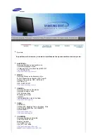 Preview for 56 page of Samsung 730B - SyncMaster - 17" LCD Monitor Manual Del Usuario