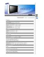 Preview for 42 page of Samsung 730MW - SyncMaster - 17" LCD Monitor Manual Del Usuario