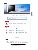 Предварительный просмотр 2 страницы Samsung 730MW - SyncMaster - 17" LCD Monitor User Manual