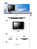 Предварительный просмотр 9 страницы Samsung 730MW - SyncMaster - 17" LCD Monitor User Manual