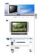 Предварительный просмотр 27 страницы Samsung 730MW - SyncMaster - 17" LCD Monitor User Manual