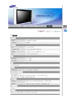 Предварительный просмотр 39 страницы Samsung 730MW - SyncMaster - 17" LCD Monitor User Manual