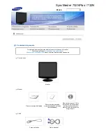 Preview for 14 page of Samsung 732N - LCD Analog Display (Spanish) Manual Del Usuario