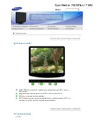 Preview for 36 page of Samsung 732N - LCD Analog Display (Spanish) Manual Del Usuario