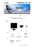 Preview for 9 page of Samsung 73V User Manual