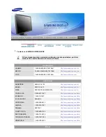 Preview for 74 page of Samsung 740BF - SyncMaster - 17" LCD Monitor (Spanish) Manual De Usuario