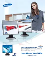 Samsung 740BF - SyncMaster - 17" LCD Monitor Specifications preview