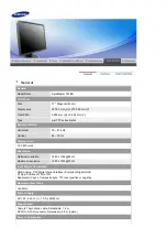 Предварительный просмотр 63 страницы Samsung 740BX - SyncMaster - 17" LCD Monitor Owner'S Manual