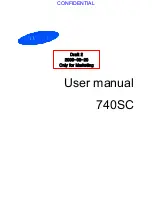 Preview for 1 page of Samsung 740SC User Manual