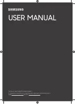 Samsung 75LS03B User Manual preview