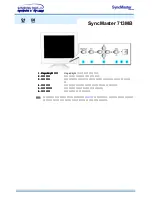 Preview for 10 page of Samsung 763MB - SyncMaster 763 MB (Korean) User Manual