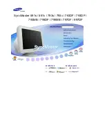 Preview for 1 page of Samsung 790DF Owner'S Manual