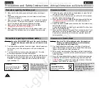 Preview for 6 page of Samsung 8 VP-M50 Owner'S Instruction Book