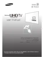 Samsung 8700 User Manual preview