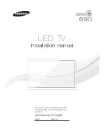 Preview for 1 page of Samsung 890 Series Installation Manual