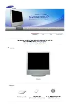 Предварительный просмотр 9 страницы Samsung 910MP - SyncMaster 19" LCD Monitor Owner'S Manual